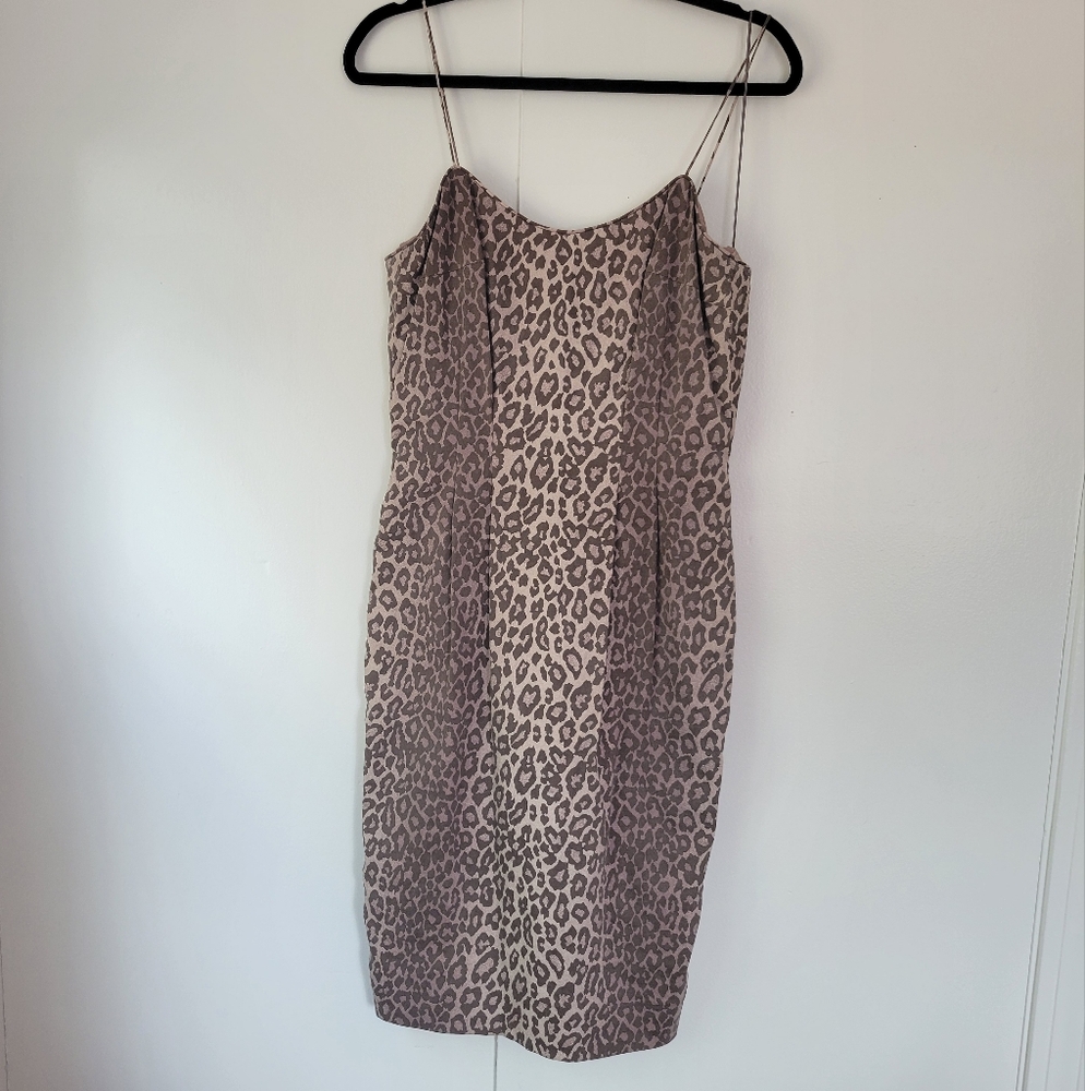 Leopard Print Sleeveless Dress